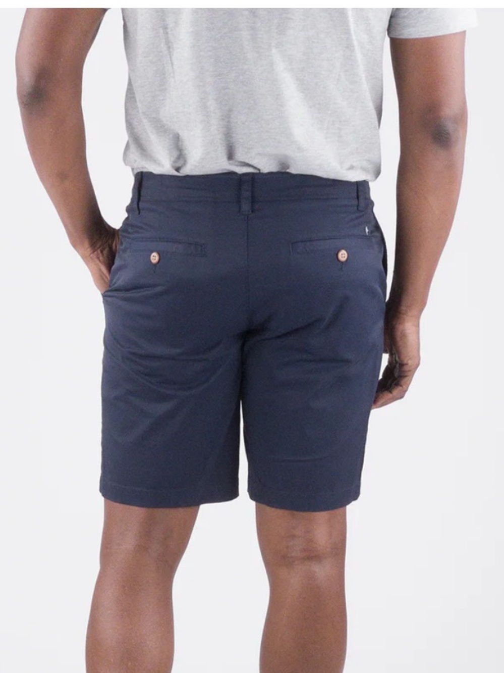 Tailor Vintage 9” inch walking short  Stretch cotton nylon Navy Blue Size 36